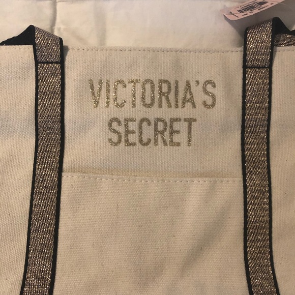 Victoria’s Secret Glitter weekender Tote. NWT - Picture 2 of 16